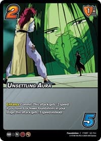 Unsettling Aura - Yu Yu Hakusho: Dark Tournament - UniVersus card