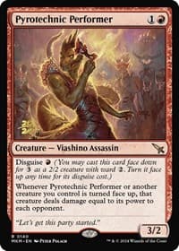 Pyrotechnic Performer - Prerelease Cards - Magic: The Gathering card