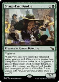 Sharp-Eyed Rookie - Prerelease Cards - Magic: The Gathering card