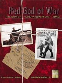 Red God of War: The Soviet ''Operation Mars'', 1942 Board Game - Avalanche Press LTD - Boardgames card