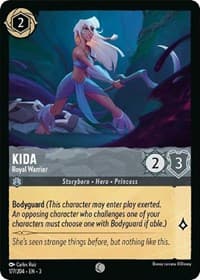 Kida - Royal Warrior - Into the Inklands - Disney Lorcana card