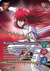 Kurama, Youko Unleashed - Yu Yu Hakusho: Dark Tournament - UniVersus card
