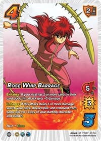 Rose Whip Barrage - Yu Yu Hakusho: Dark Tournament - UniVersus card