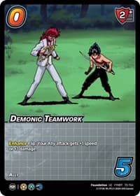 Demonic Teamwork - Yu Yu Hakusho: Dark Tournament - UniVersus card