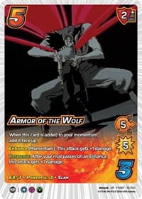 Armor of the Wolf - Yu Yu Hakusho: Dark Tournament - UniVersus card