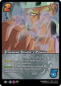 Steaming Sphere's Power - Yu Yu Hakusho: Dark Tournament - UniVersus card