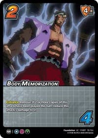 Body Memorization - Yu Yu Hakusho: Dark Tournament - UniVersus card
