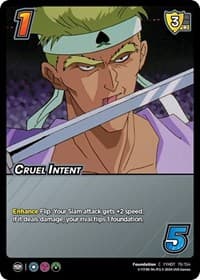 Cruel Intent - Yu Yu Hakusho: Dark Tournament - UniVersus card
