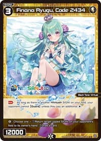 Finana Ryugu, Code 2434 - Collab Booster: Nijisanji Diva - WIXOSS card