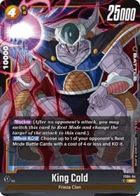 King Cold - Starter Deck 4: Frieza - Dragon Ball Super: Fusion World card