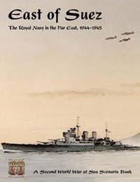 Second World War at Sea :East of Suez Supplement Book - Avalanche Press LTD - Boardgames card