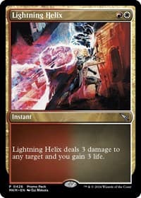 Lightning Helix - Promo Pack: Murders at Karlov Manor - Magic: The Gathering card