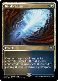 No More Lies - Promo Pack: Murders at Karlov Manor - Magic: The Gathering card