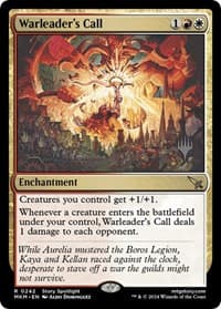 Warleader's Call - Promo Pack: Murders at Karlov Manor - Magic: The Gathering card