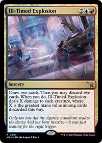 Ill-Timed Explosion - Promo Pack: Murders at Karlov Manor - Magic: The Gathering card