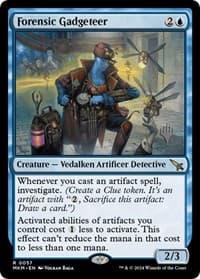 Forensic Gadgeteer - Promo Pack: Murders at Karlov Manor - Magic: The Gathering card