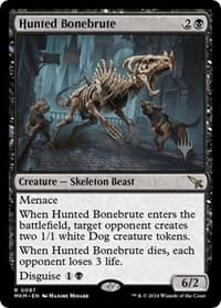 Hunted Bonebrute - Promo Pack: Murders at Karlov Manor - Magic: The Gathering card