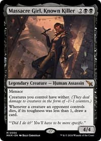 Massacre Girl, Known Killer - Promo Pack: Murders at Karlov Manor - Magic: The Gathering card