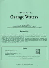 Second World War at Sea: Orange Waters - Avalanche Press - Boardgames card