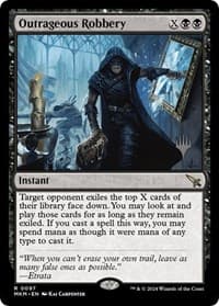 Outrageous Robbery - Promo Pack: Murders at Karlov Manor - Magic: The Gathering card