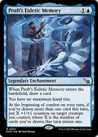 Proft's Eidetic Memory - Promo Pack: Murders at Karlov Manor - Magic: The Gathering card