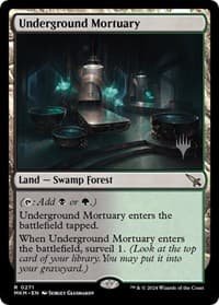 Underground Mortuary - Promo Pack: Murders at Karlov Manor - Magic: The Gathering card