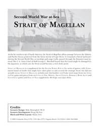 Second World War at Sea: Strait of Magellan Supplement - Avalanche Press LTD - Boardgames card