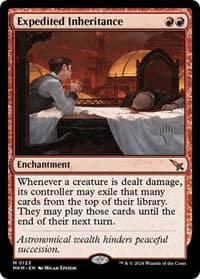 Expedited Inheritance - Promo Pack: Murders at Karlov Manor - Magic: The Gathering card