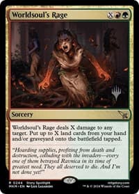 Worldsoul's Rage - Promo Pack: Murders at Karlov Manor - Magic: The Gathering card