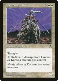 Lancers en-Kor - Stronghold - Magic: The Gathering card