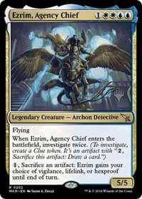 Ezrim, Agency Chief - Promo Pack: Murders at Karlov Manor - Magic: The Gathering card