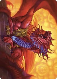 Niv-Mizzet, Guildpact Art Card (44/49) - Art Series: Murders at Karlov Manor - Magic: The Gathering card