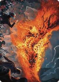 Havoc Eater Art Card - Art Series: Murders at Karlov Manor - Magic: The Gathering card