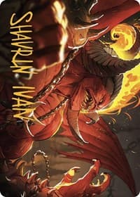 Rakdos, Patron of Chaos Art Card (45/49) (Gold-Stamped Signature) - Art Series: Murders at Karlov Manor - Magic: The Gathering card