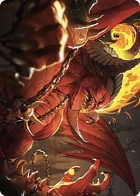 Rakdos, Patron of Chaos Art Card (45/49) - Art Series: Murders at Karlov Manor - Magic: The Gathering card