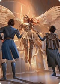 Demand Answers Art Card - Art Series: Murders at Karlov Manor - Magic: The Gathering card