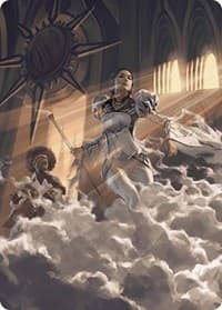 Call a Surprise Witness Art Card - Art Series: Murders at Karlov Manor - Magic: The Gathering card