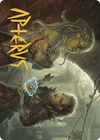 Extract a Confession Art Card (Gold-Stamped Signature) - Art Series: Murders at Karlov Manor - Magic: The Gathering card