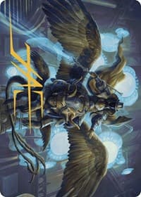Ezrim, Agency Chief Art Card (Gold-Stamped Signature) - Art Series: Murders at Karlov Manor - Magic: The Gathering card