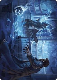 Intrude on the Mind Art Card - Art Series: Murders at Karlov Manor - Magic: The Gathering card