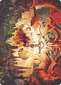 Warleader's Call Art Card (23/49) - Art Series: Murders at Karlov Manor - Magic: The Gathering card