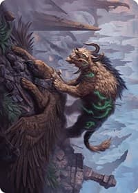 Axebane Ferox Art Card - Art Series: Murders at Karlov Manor - Magic: The Gathering card