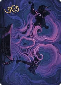 Macabre Reconstruction Art Card (Gold-Stamped Signature) - Art Series: Murders at Karlov Manor - Magic: The Gathering card