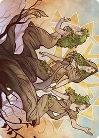 Trostani, Three Whispers Art Card - Art Series: Murders at Karlov Manor - Magic: The Gathering card