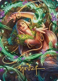 Insidious Roots Art Card (Gold-Stamped Signature) - Art Series: Murders at Karlov Manor - Magic: The Gathering card
