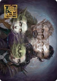 Illicit Masquerade Art Card (Gold-Stamped Signature) - Art Series: Murders at Karlov Manor - Magic: The Gathering card