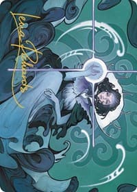 Vannifar, Evolved Enigma Art Card (Gold-Stamped Signature) - Art Series: Murders at Karlov Manor - Magic: The Gathering card