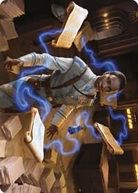 Case File Auditor Art Card - Art Series: Murders at Karlov Manor - Magic: The Gathering card
