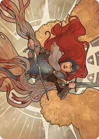 Aurelia, the Law Above Art Card (36/49) - Art Series: Murders at Karlov Manor - Magic: The Gathering card