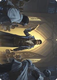 Auspicious Arrival Art Card - Art Series: Murders at Karlov Manor - Magic: The Gathering card